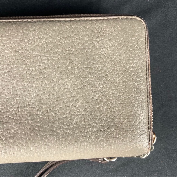 Michael Kors double zip around leather wristlet - Picture 8 of 13